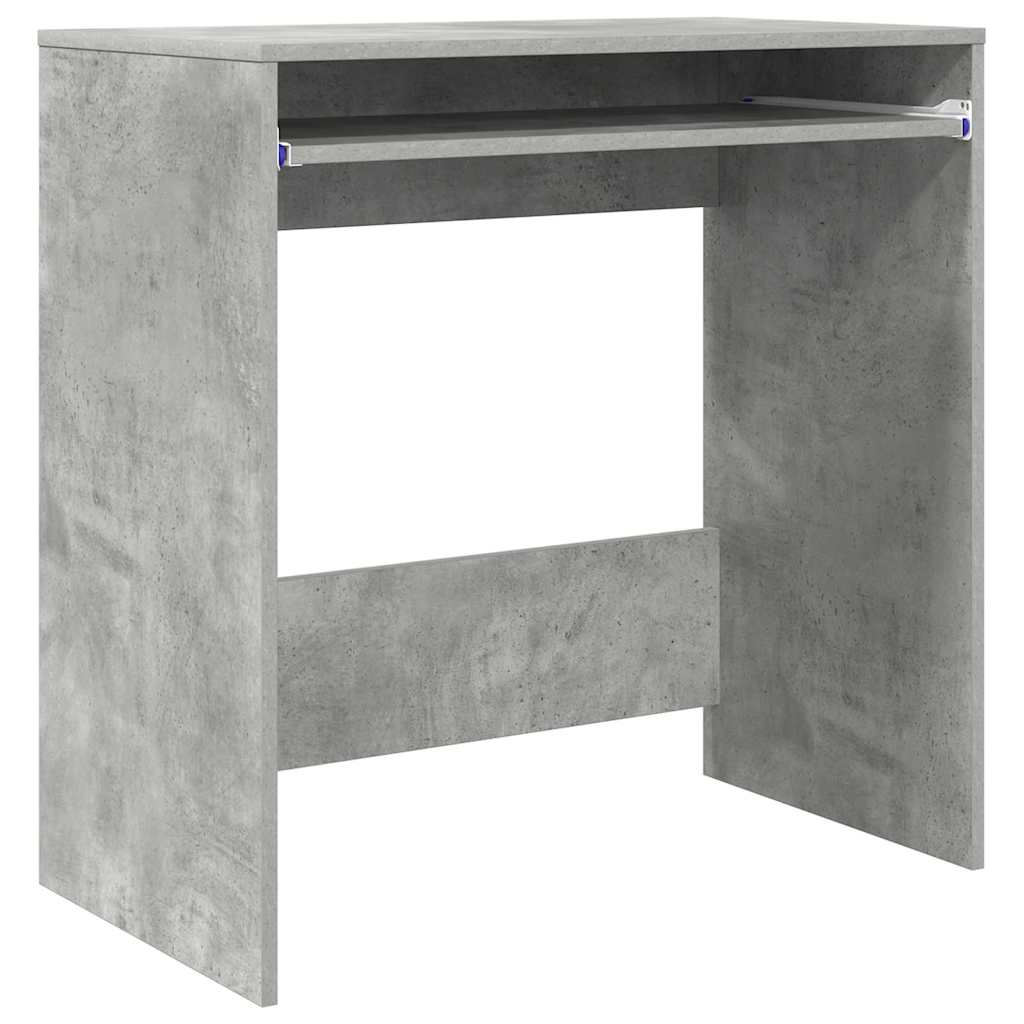 Scrivania Grigio cemento 77.5 x 43 x 79 cm Legno multistrato