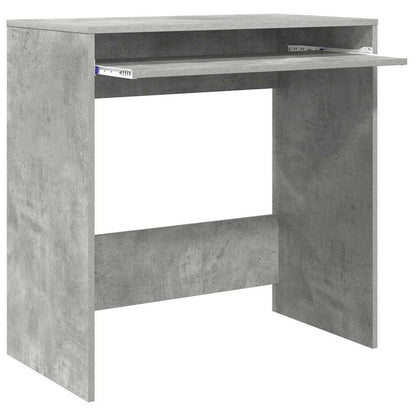 Scrivania Grigio cemento 77.5 x 43 x 79 cm Legno multistrato | homemem39
