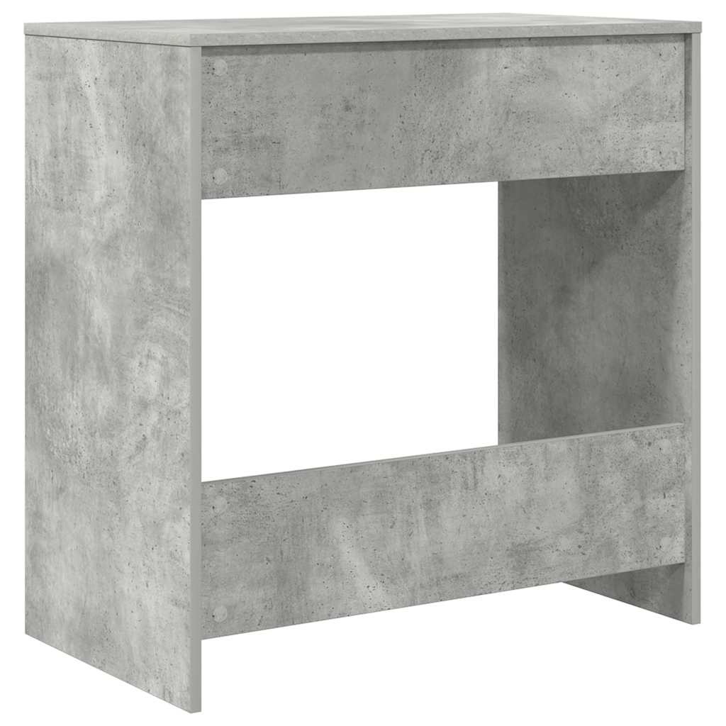 Scrivania Grigio cemento 77.5 x 43 x 79 cm Legno multistrato