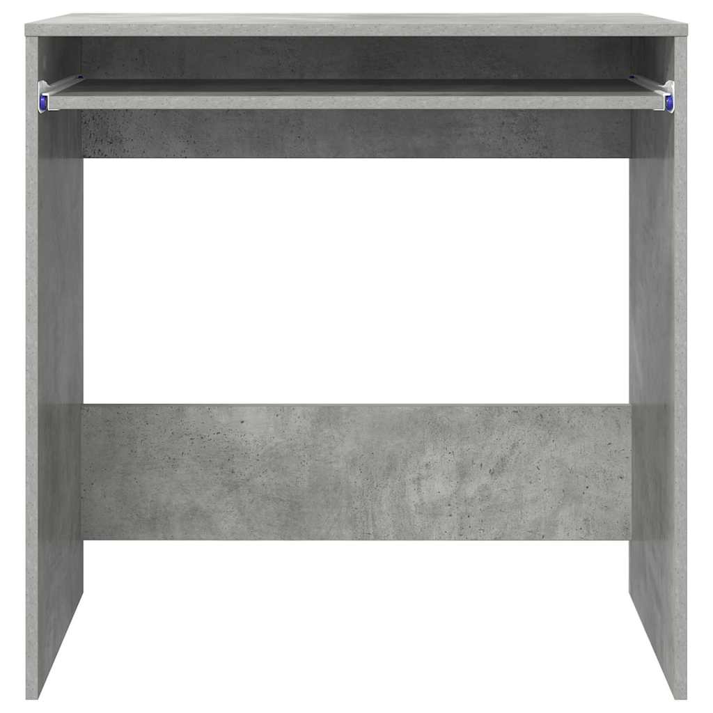 Scrivania Grigio cemento 77.5 x 43 x 79 cm Legno multistrato | homemem39