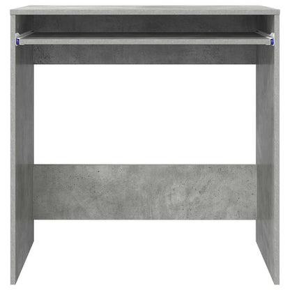 Scrivania Grigio cemento 77.5 x 43 x 79 cm Legno multistrato