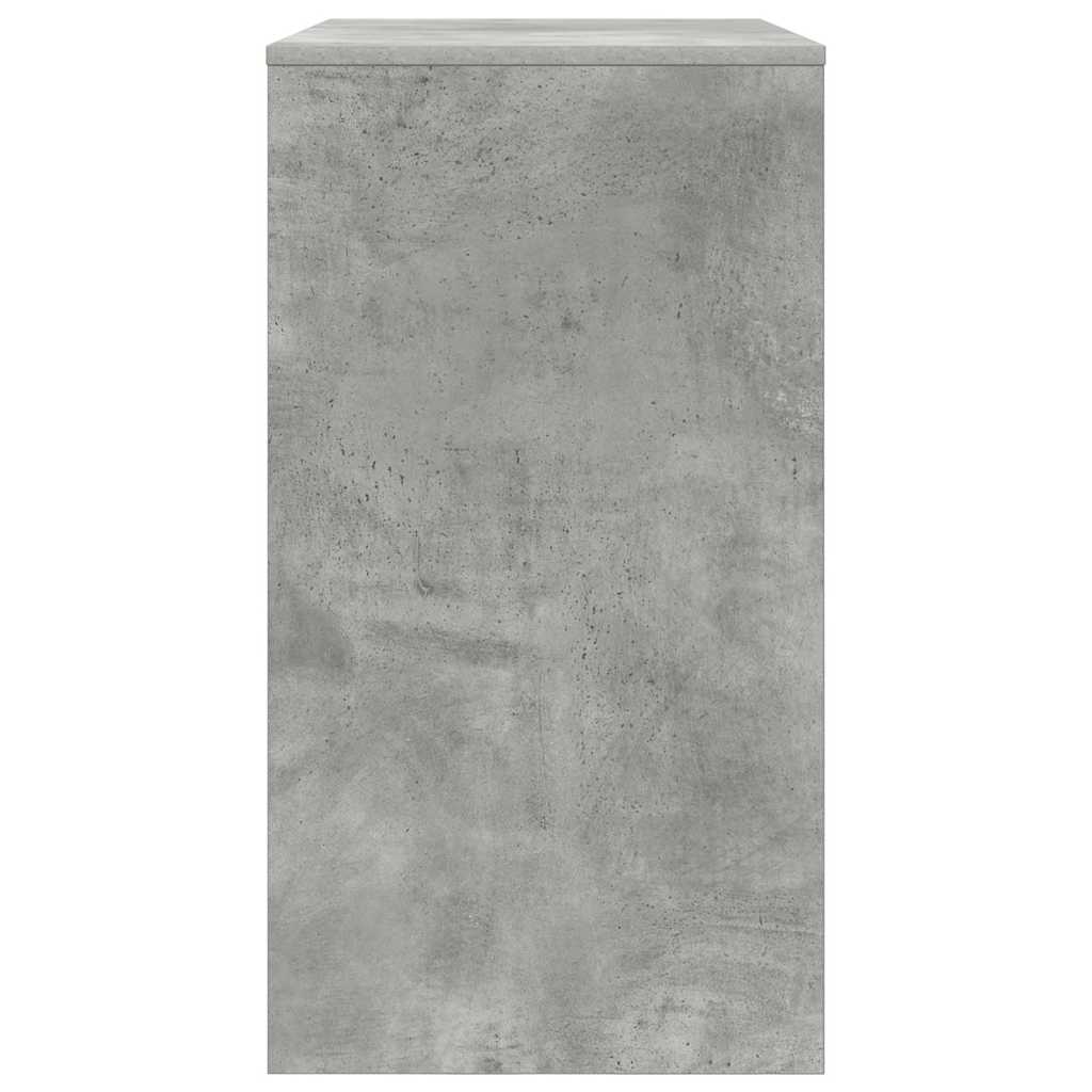 Scrivania Grigio cemento 77.5 x 43 x 79 cm Legno multistrato | homemem39