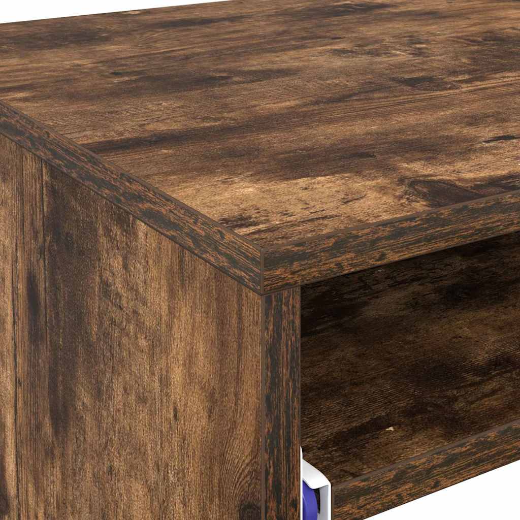 Scrivania Rovere fumé 77.5 x 43 x 79 cm Legno multistrato | homemem39