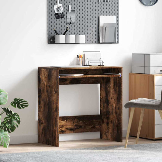 Scrivania Rovere fumé 77.5 x 43 x 79 cm Legno multistrato | homemem39