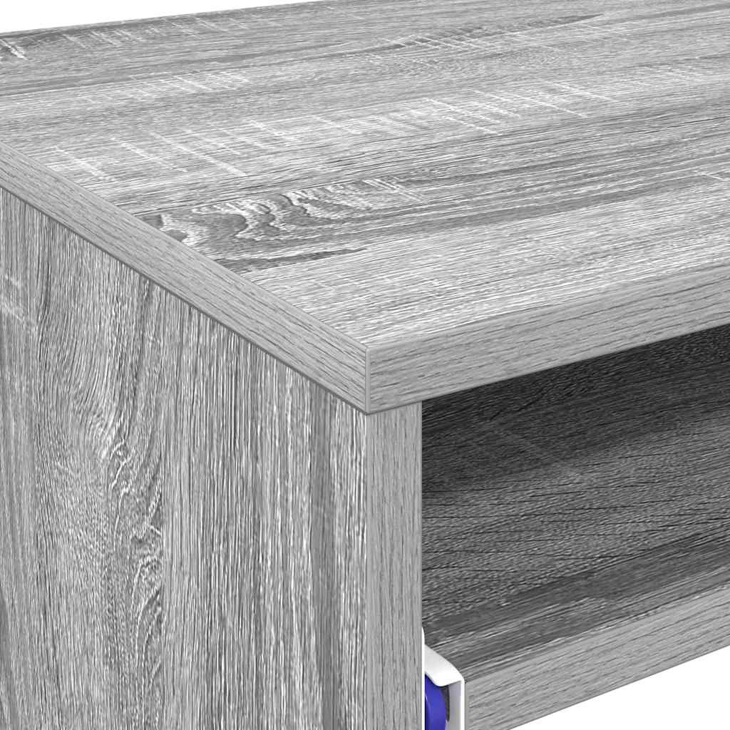 Scrivania Grigio Sonoma 77.5 x 43 x 79 cm Legno multistrato | homemem39