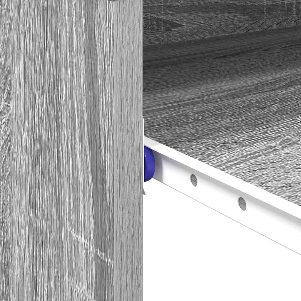 Scrivania Grigio Sonoma Legno ingegnerizzato 77.5 x 43 x 79 cm