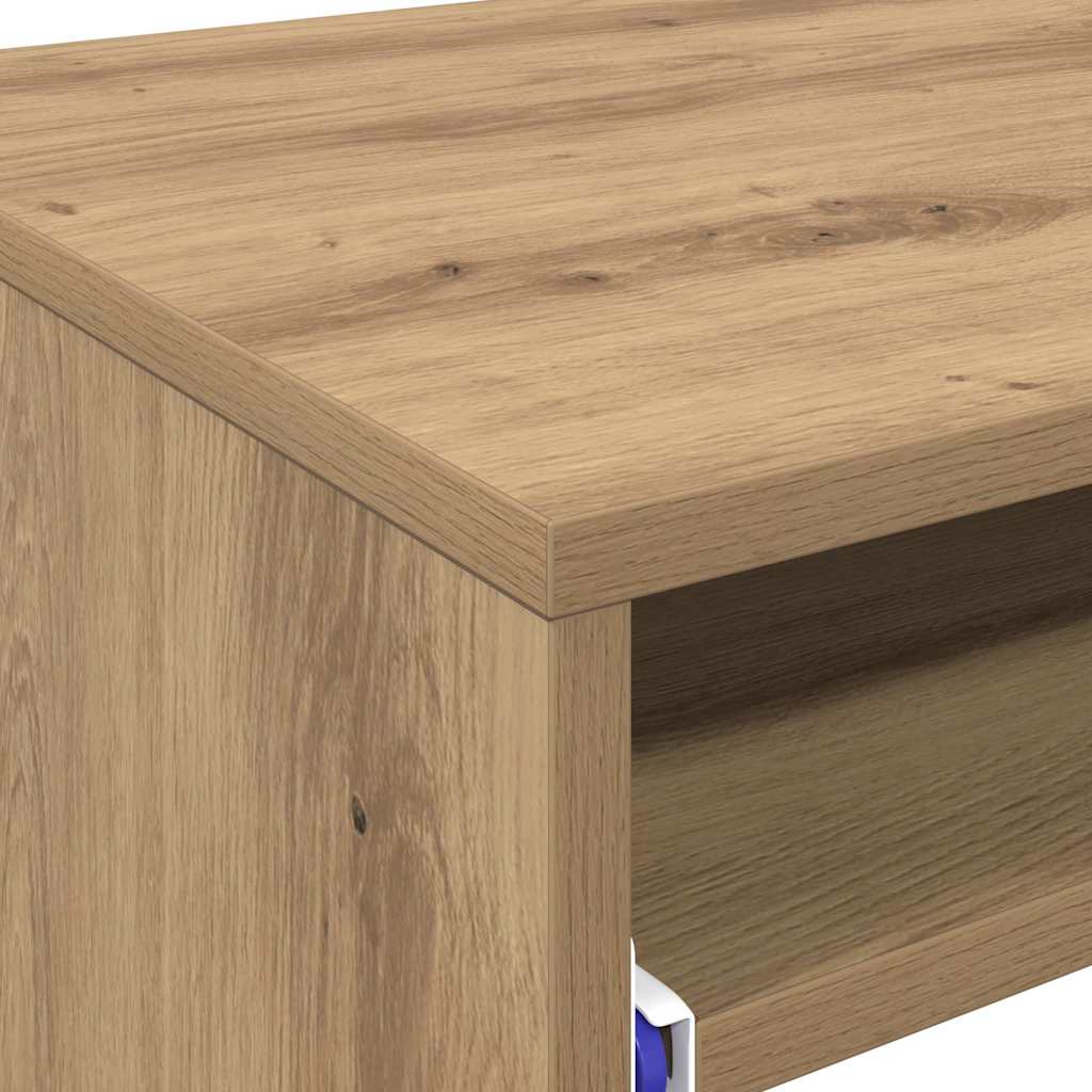 Scrivania con cassetto Rovere artigianale 77.5 x 43 x 79 cm
