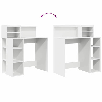 Scrivania Bianco 90 x 48 x 101,5 cm Legno multistrato