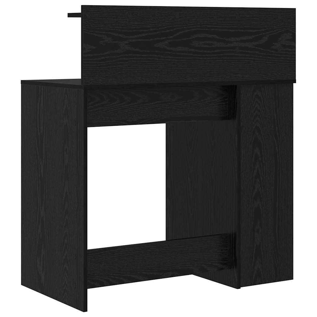 Scrivania Rovere Nero 90 x 48 x 101,5 cm Legno multistrato