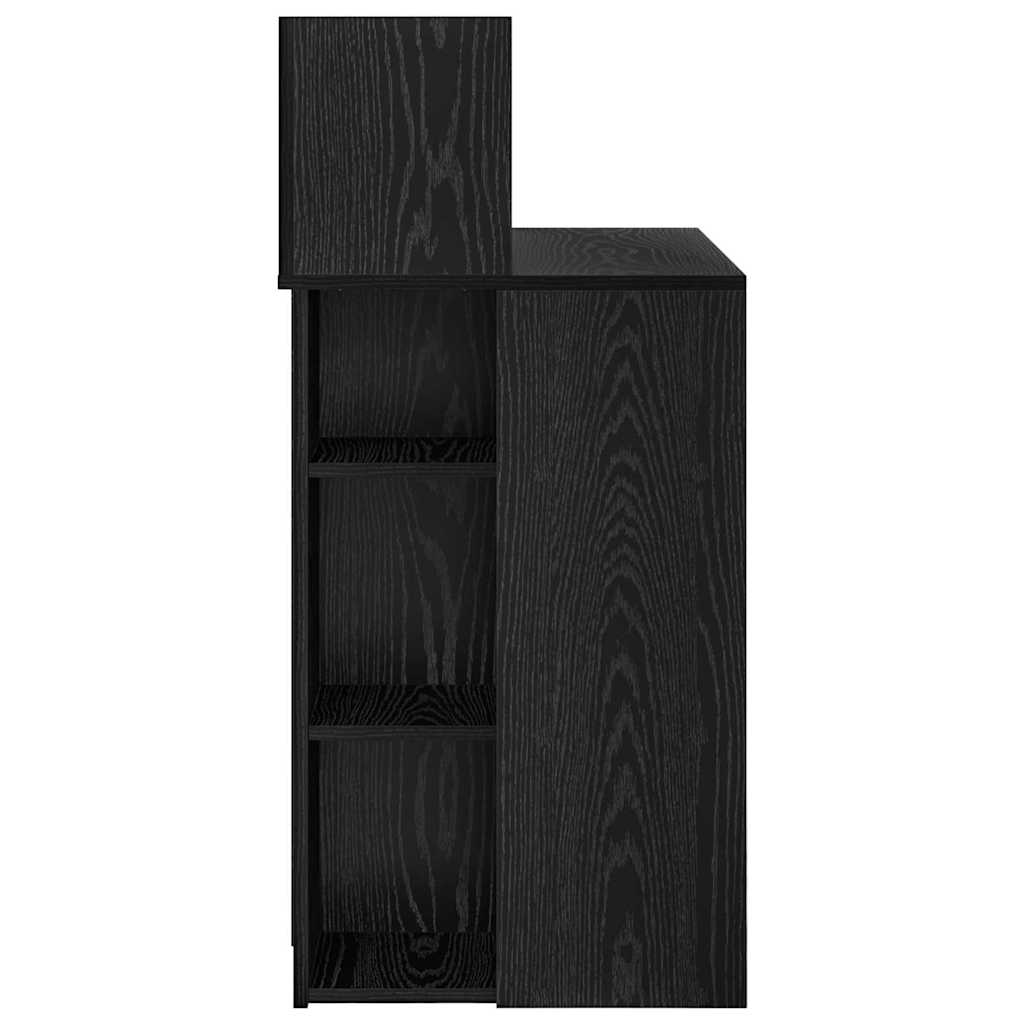 Scrivania Rovere Nero 90 x 48 x 101,5 cm Legno multistrato | homemem39