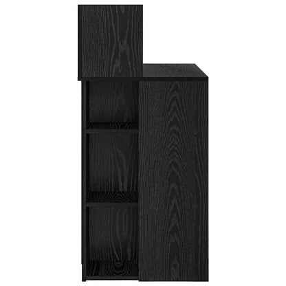 Scrivania Rovere Nero 90 x 48 x 101,5 cm Legno multistrato | homemem39