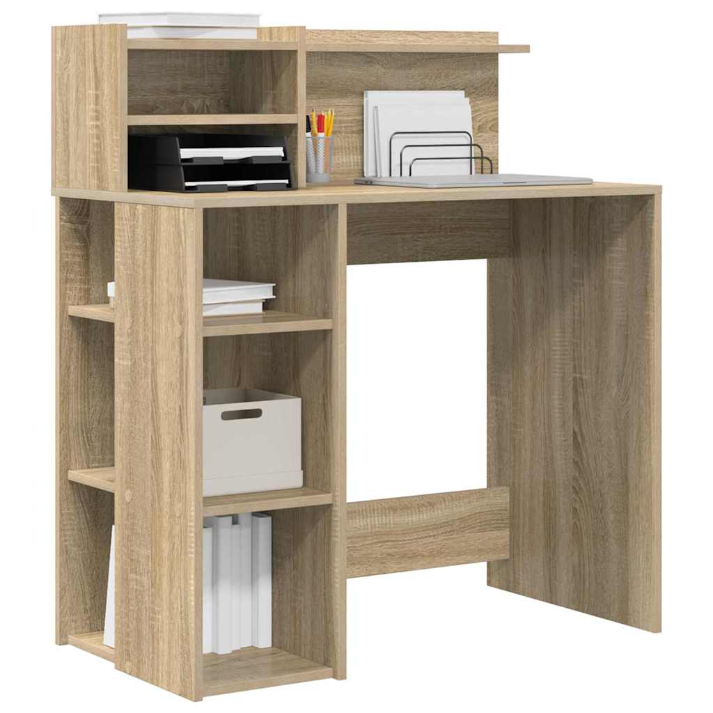 Scrivania Rovere Sonoma 90 x 48 x 101,5 cm Legno multistrato | homemem39