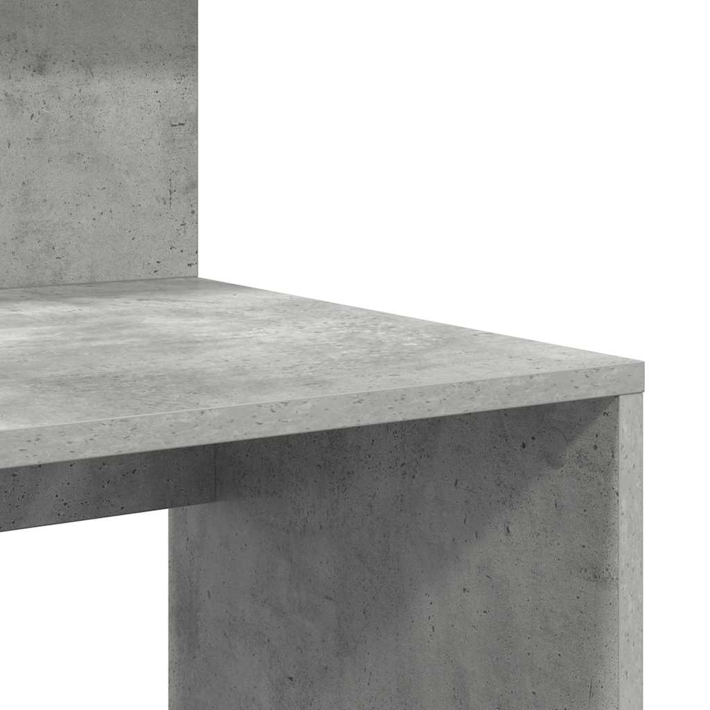 Scrivania Grigio cemento 90 x 48 x 101,5 cm Legno multistrato | homemem39