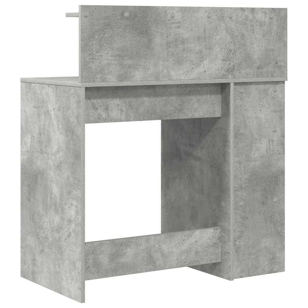Scrivania Grigio cemento 90 x 48 x 101,5 cm Legno multistrato