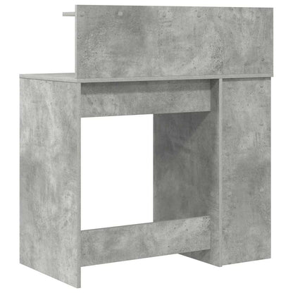 Scrivania Grigio cemento 90 x 48 x 101,5 cm Legno multistrato