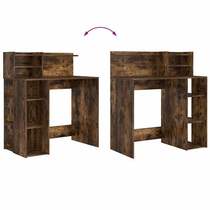 Scrivania Rovere fumé 90 x 48 x 101,5 cm Legno multistrato