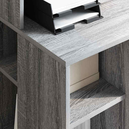 Scrivania Grigio Sonoma 90 x 48 x 101,5 cm Legno multistrato