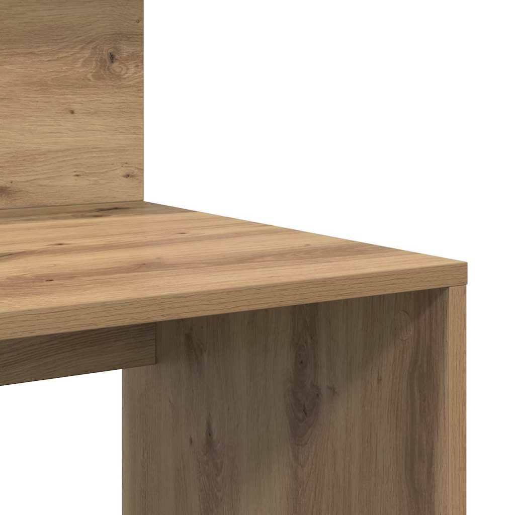 Scrivania con lo scaffale Rovere artigianale 90 x 48 x 101,5 cm