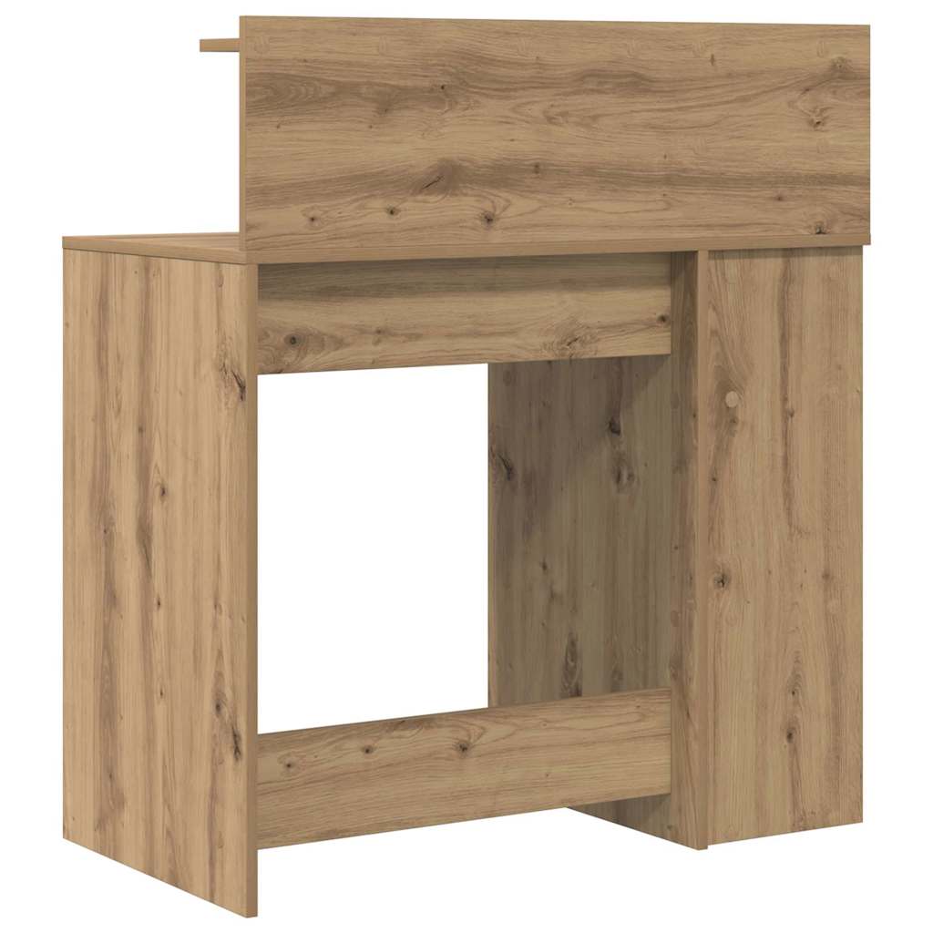 Scrivania con lo scaffale Rovere artigianale 90 x 48 x 101,5 cm