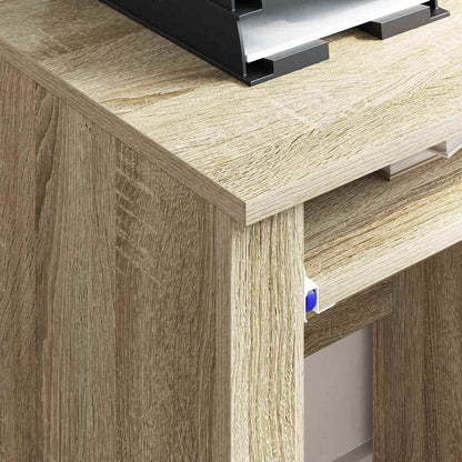 Scrivania con Ruote con cassetto Rovere Sonoma 91 x 50 x 77 cm | homemem39