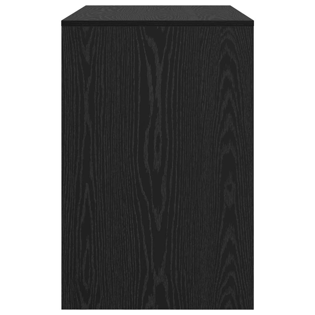 Scrivania Rovere Nero 102 x 50 x 75 cm Legno multistrato