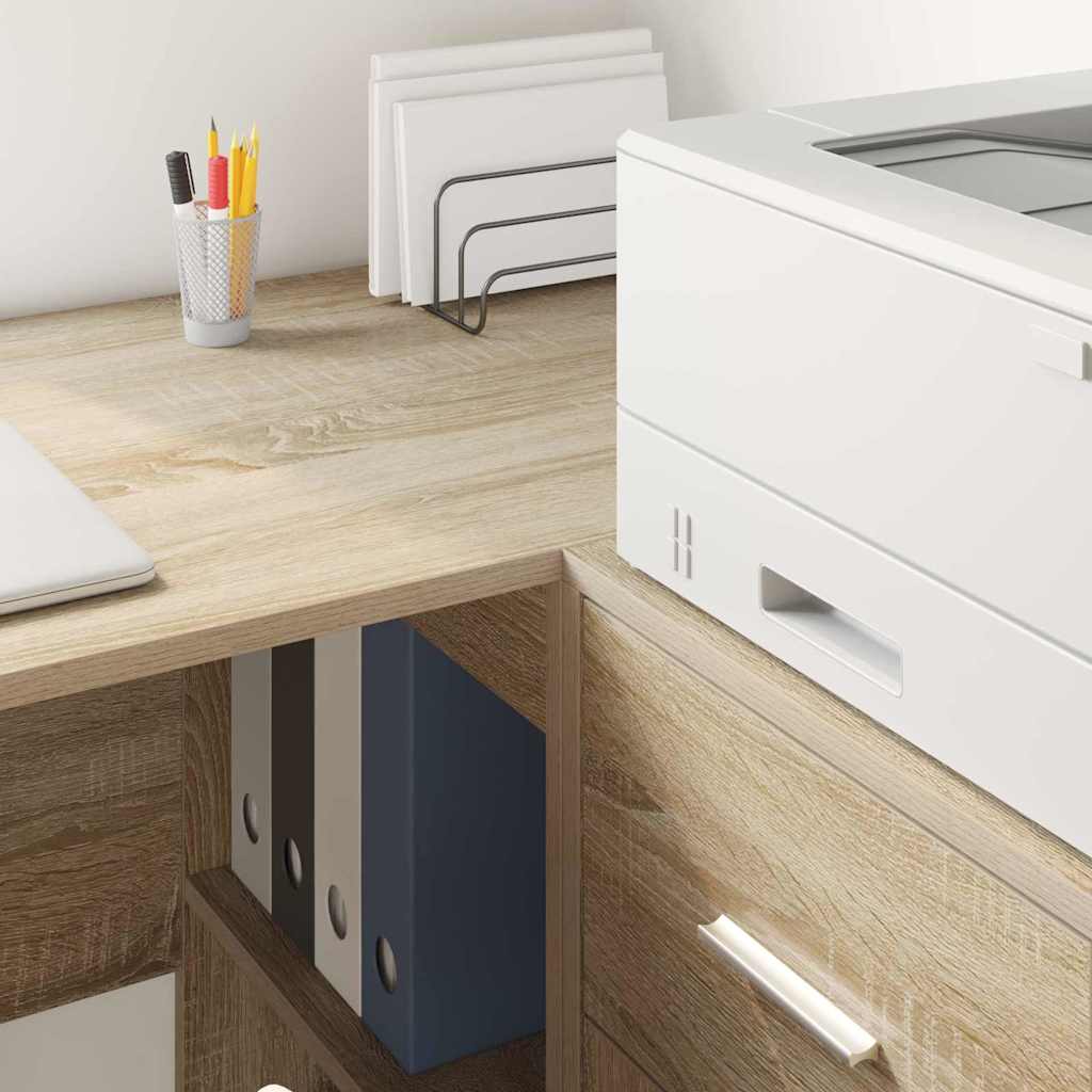 Scrivania Rovere Sonoma 102 x 50 x 75 cm Legno multistrato | homemem39