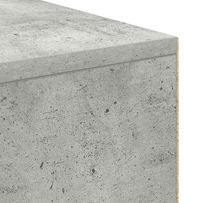 Scrivania Grigio cemento 102 x 50 x 75 cm Legno multistrato | homemem39