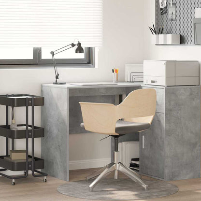 Scrivania Grigio cemento 102 x 50 x 75 cm Legno multistrato