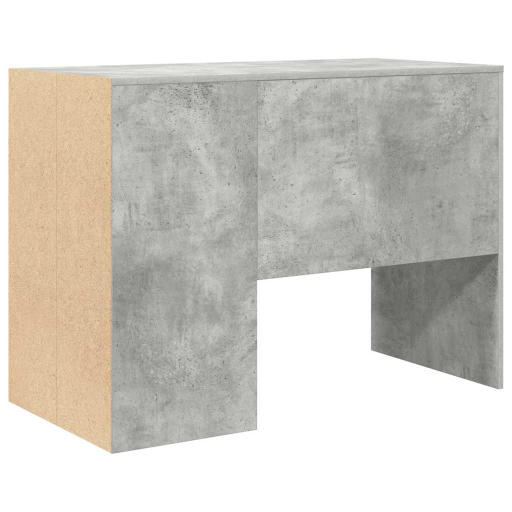 Scrivania Grigio cemento 102 x 50 x 75 cm Legno multistrato | homemem39