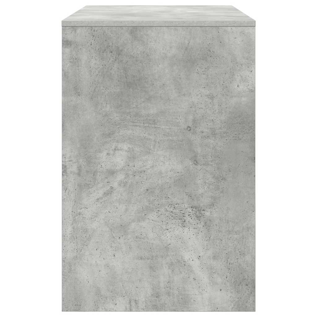 Scrivania Grigio cemento 102 x 50 x 75 cm Legno multistrato | homemem39