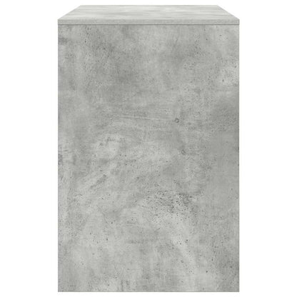 Scrivania Grigio cemento 102 x 50 x 75 cm Legno multistrato | homemem39
