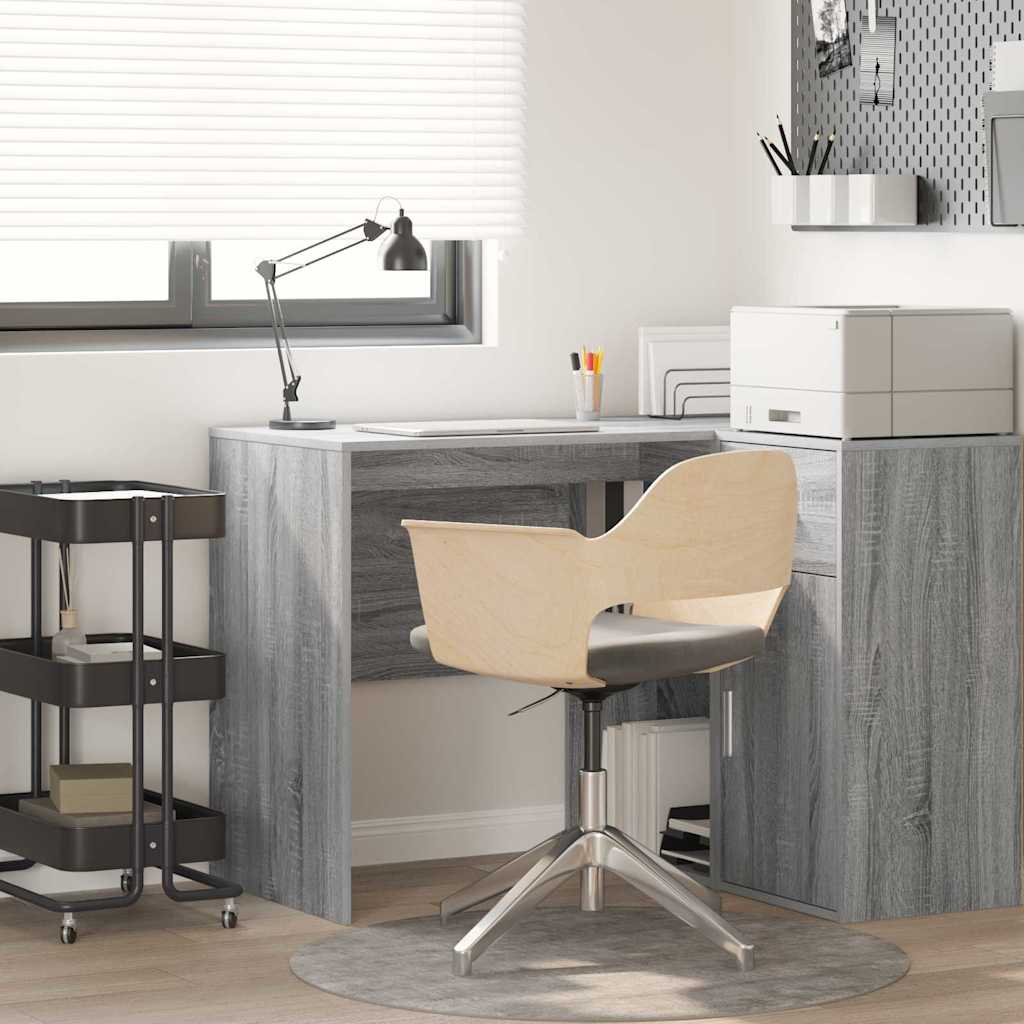 Scrivania Grigio Sonoma 102 x 50 x 75 cm Legno multistrato | homemem39
