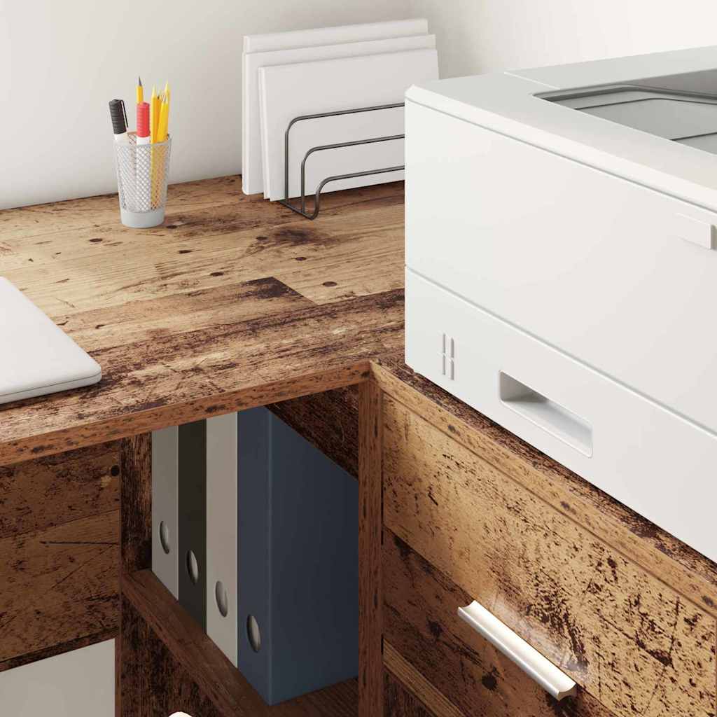 Scrivania Legno vecchio 102 x 50 x 75 cm Legno multistrato | homemem39
