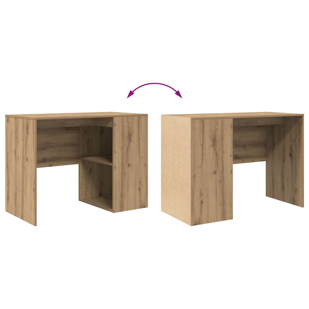 Scrivania Rovere artigianale 102 x 50 x 75 cm Legno multistrato | homemem39