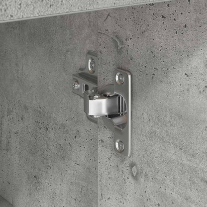 Credenza con cassetto Grigio cemento 38 x 34 x 75 cm