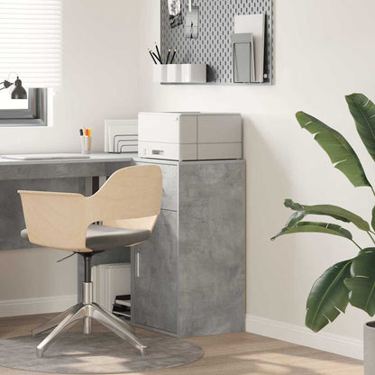 Credenza con cassetto Grigio cemento 38 x 34 x 75 cm