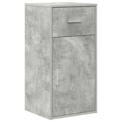 Credenza con cassetto Grigio cemento 38 x 34 x 75 cm