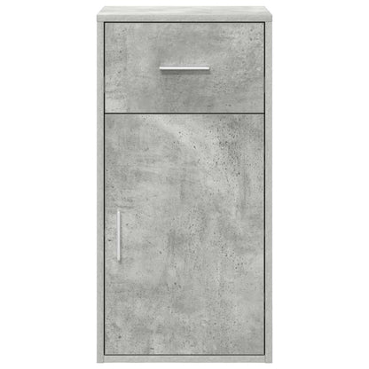 Credenza con cassetto Grigio cemento 38 x 34 x 75 cm