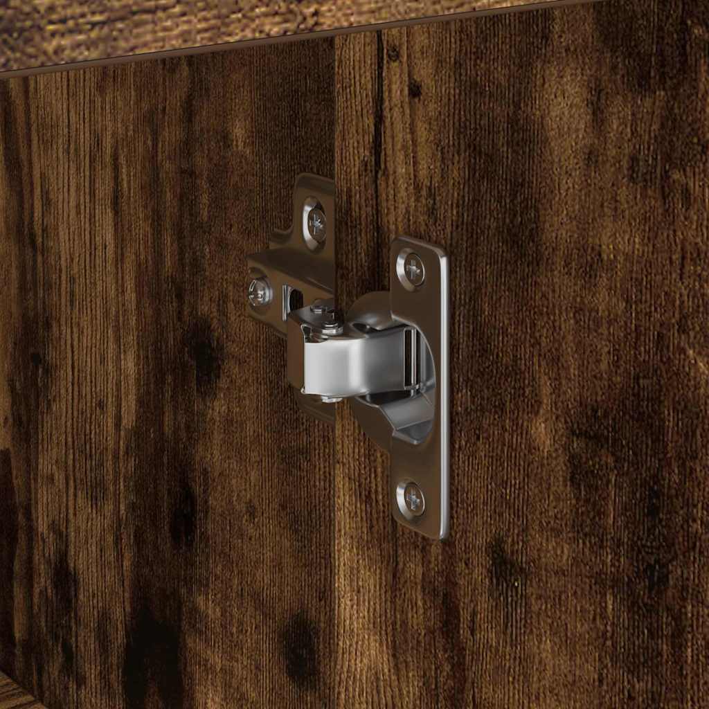 Credenza con cassetto Rovere fumé 38 x 34 x 75 cm