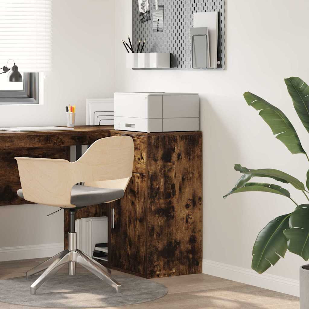 Credenza con cassetto Rovere fumé 38 x 34 x 75 cm