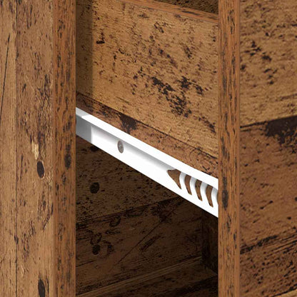 Credenza con cassetto Legno vecchio 38 x 34 x 75 cm