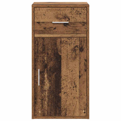 Credenza con cassetto Legno vecchio 38 x 34 x 75 cm