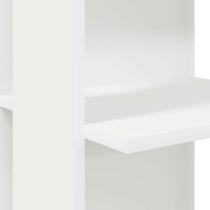 Scrivania ad angolo con lo scaffale Bianco 140 x 113,5 x 75 cm | homemem39
