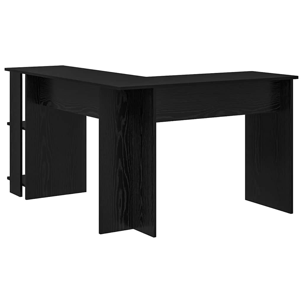 Scrivania ad angolo Rovere Nero 140 x 113,5 x 75 cm