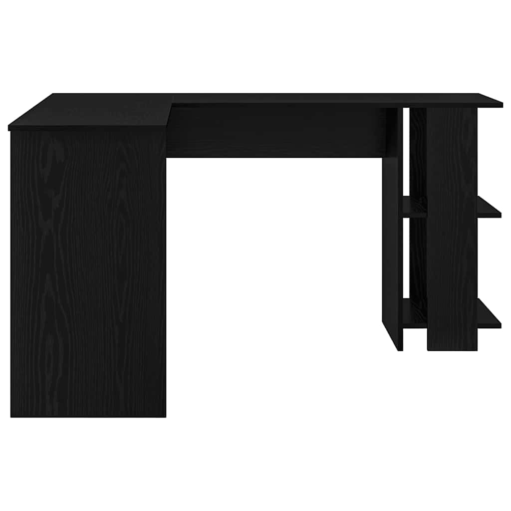 Scrivania ad angolo Rovere Nero 140 x 113,5 x 75 cm | homemem39