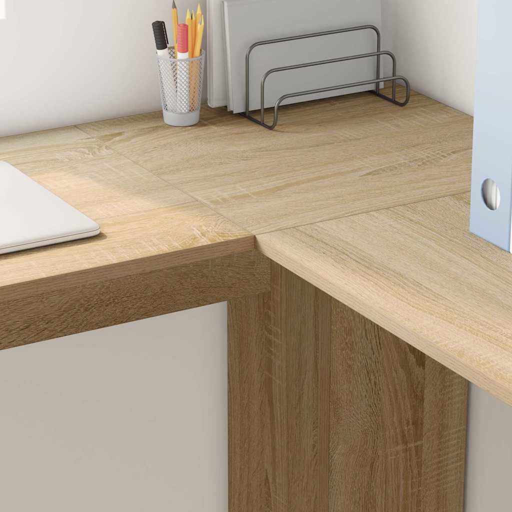 Scrivania ad angolo Rovere Sonoma 140 x 113,5 x 75 cm | homemem39