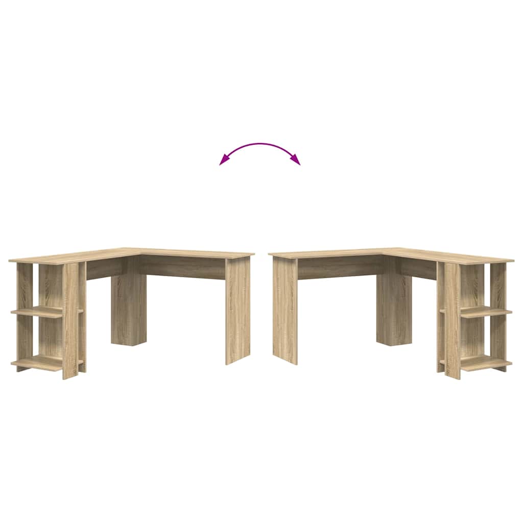 Scrivania ad angolo Rovere Sonoma 140 x 113,5 x 75 cm