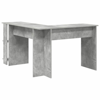 Scrivania ad angolo Grigio cemento 140 x 113,5 x 75 cm