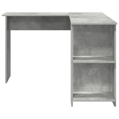 Scrivania ad angolo Grigio cemento 140 x 113,5 x 75 cm