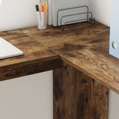 Scrivania ad angolo Rovere fumé 140 x 113,5 x 75 cm | homemem39